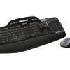 Logitech® MK710 Wireless Straight Full Size Keyboard & Right-Handed Optical Mouse, Black