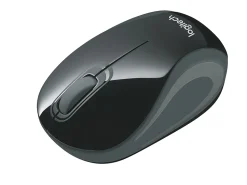 Logitech® M187 Mini Wireless Optical Mouse, Black, 910-002726