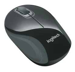 Logitech® M187 Mini Wireless Optical Mouse, Black, 910-002726