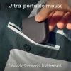 Logitech Mobi Fold Ultra-Portable Travel Mouse, For Windows PC, Mac, Chromebook, Android, iPad, Graphite, 910007601