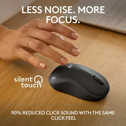 Logitech® M240 Silent Bluetooth® Wireless Mouse, 48% Recycled, Graphite, 910-007113