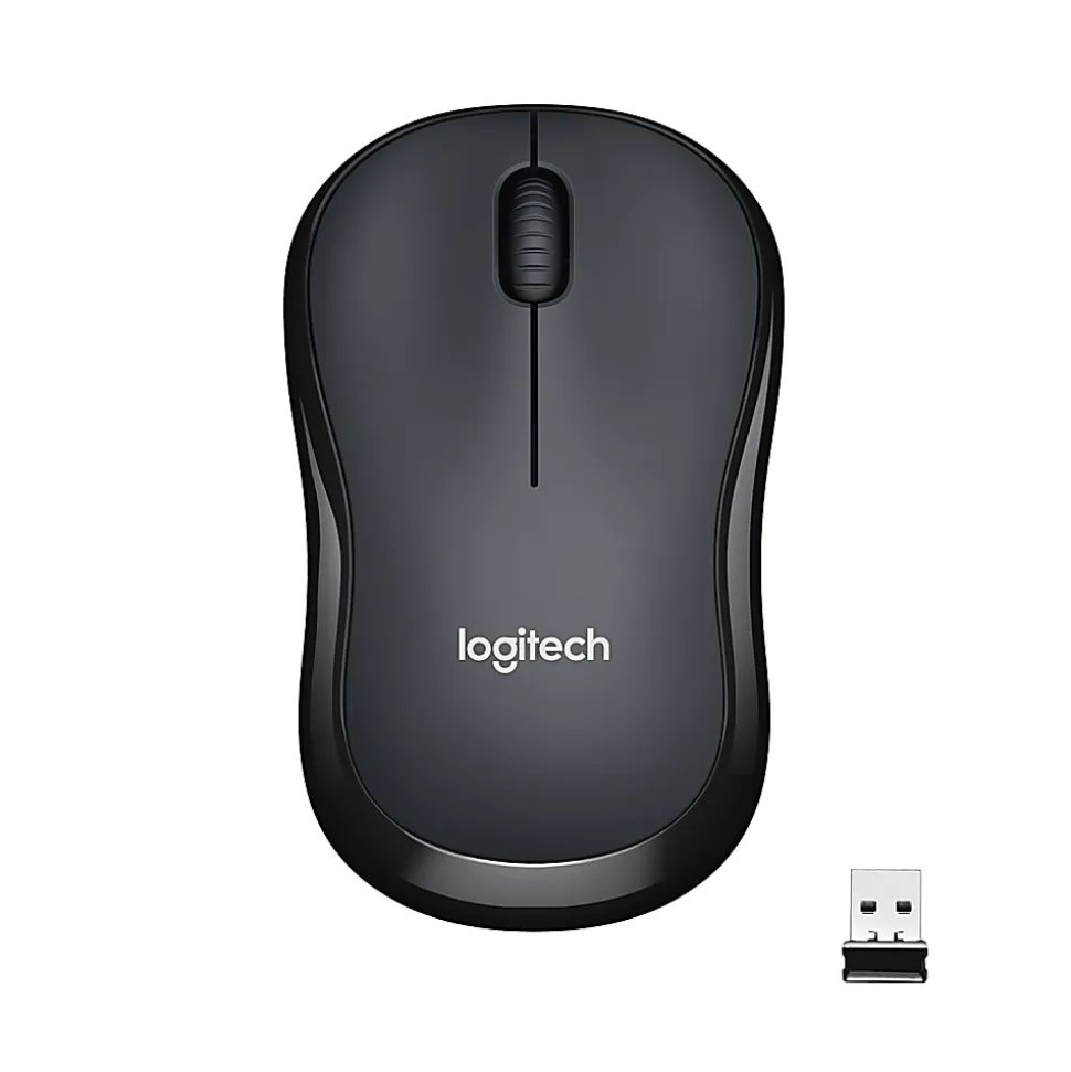 Logitech® M220 Silent Wireless Mouse, Graphite, 910-006127
