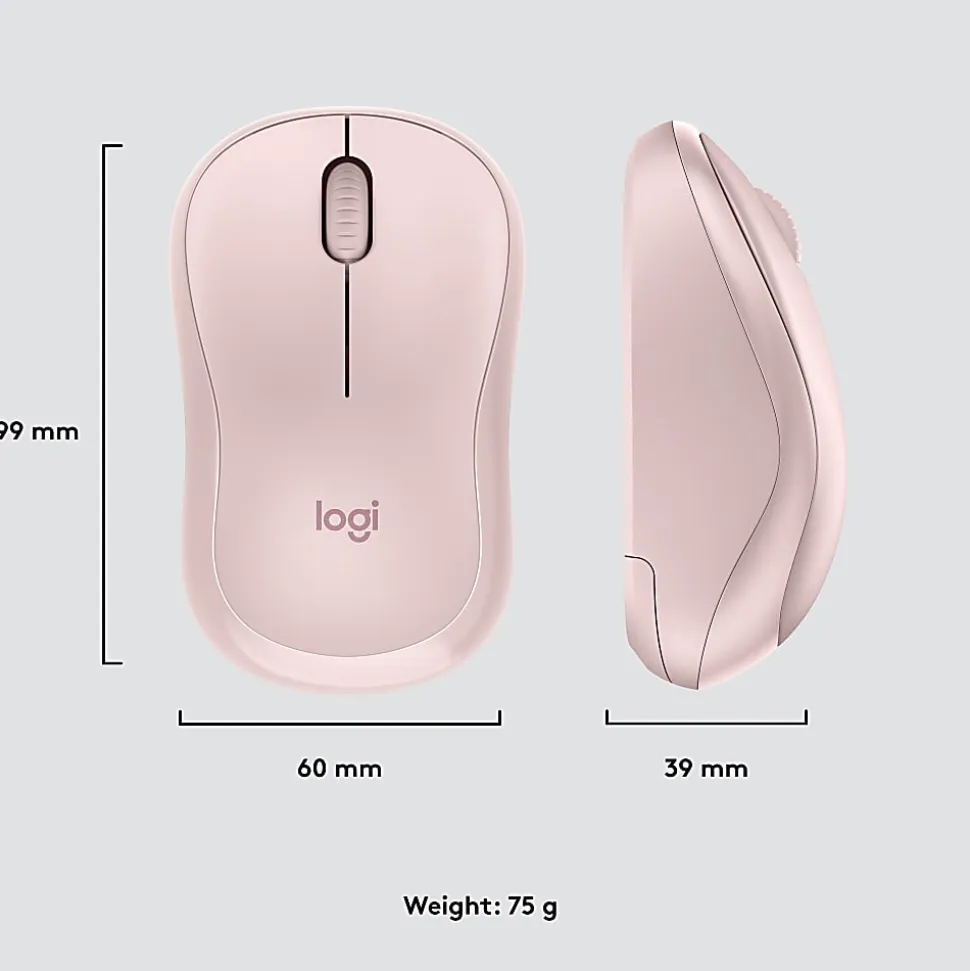 Logitech® M220 SILENT Wireless Mouse, Rose