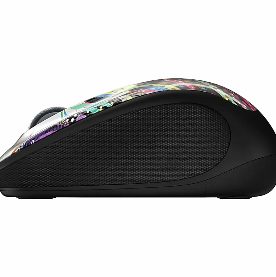 Logitech M325s Wireless Mouse, 2.4 GHz with USB Receiver, 1000 DPI Optical Tracking, Celebration Black - 910-006828