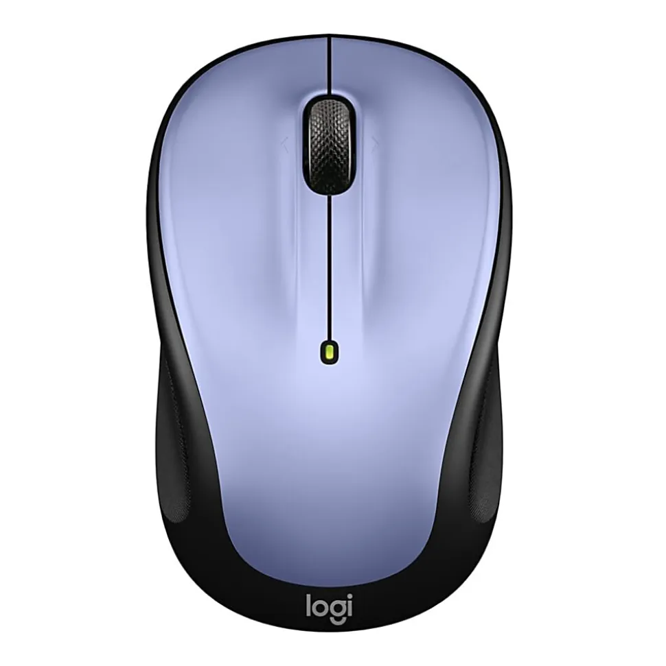 Logitech M325S Wireless Mouse - Optical - Wireless - 32.81 ft - Radio Frequency - 2.40 GHz - Lilac - 1000 dpi - Tilt Wheel - 5 Button(s)