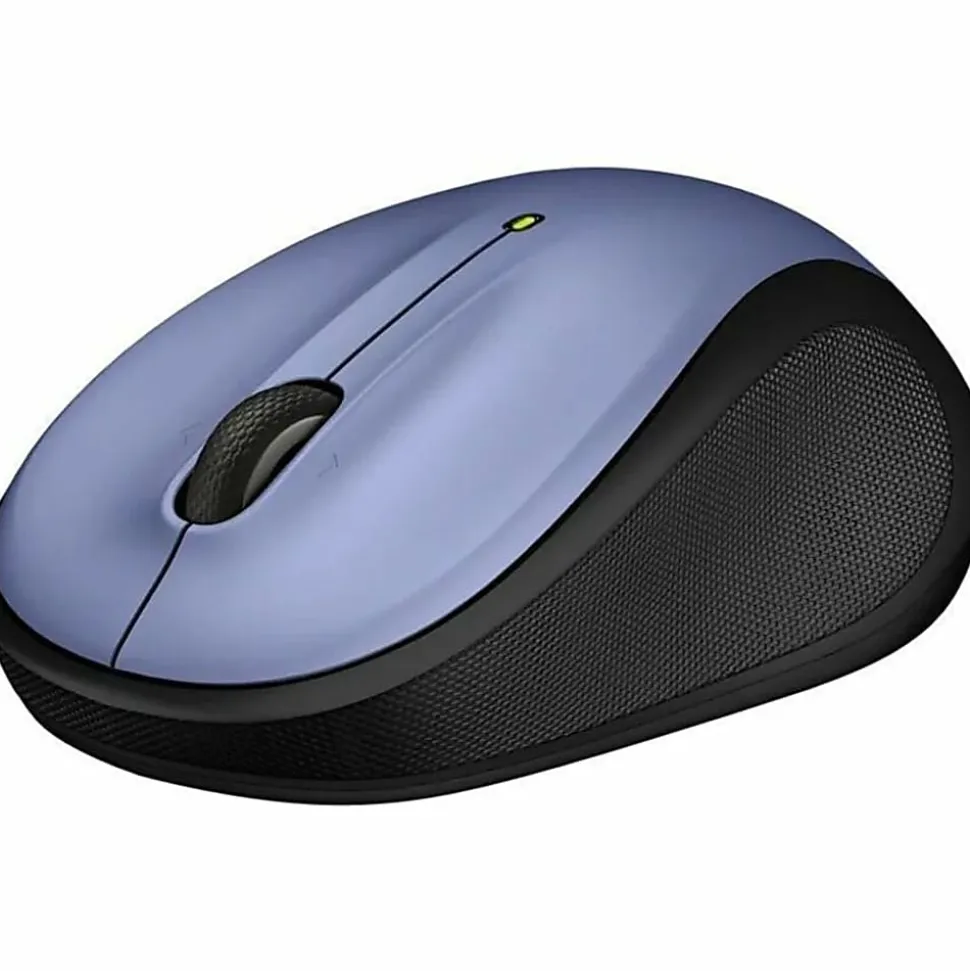 Logitech M325S Wireless Mouse - Optical - Wireless - 32.81 ft - Radio Frequency - 2.40 GHz - Lilac - 1000 dpi - Tilt Wheel - 5 Button(s)