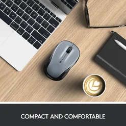 Logitech® M325s Wireless Optical Mouse, Silver