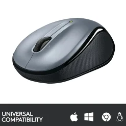 Logitech® M325s Wireless Optical Mouse, Silver