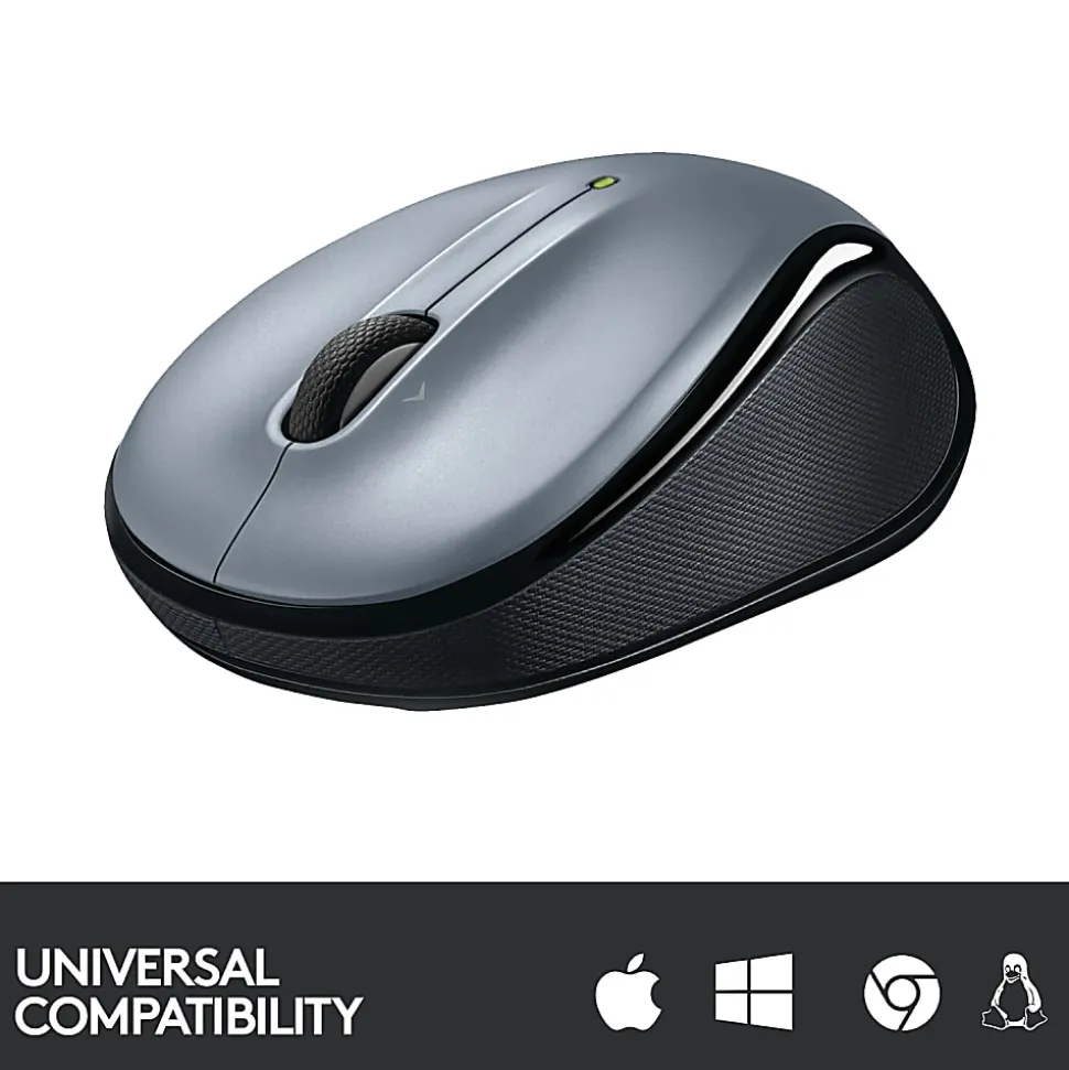 Logitech® M325s Wireless Optical Mouse, Silver