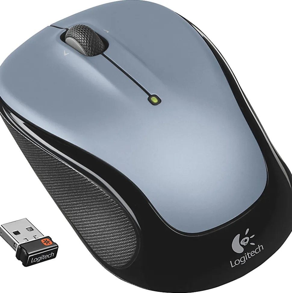 Logitech® M325s Wireless Optical Mouse, Silver