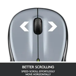 Logitech® M325s Wireless Optical Mouse, Silver