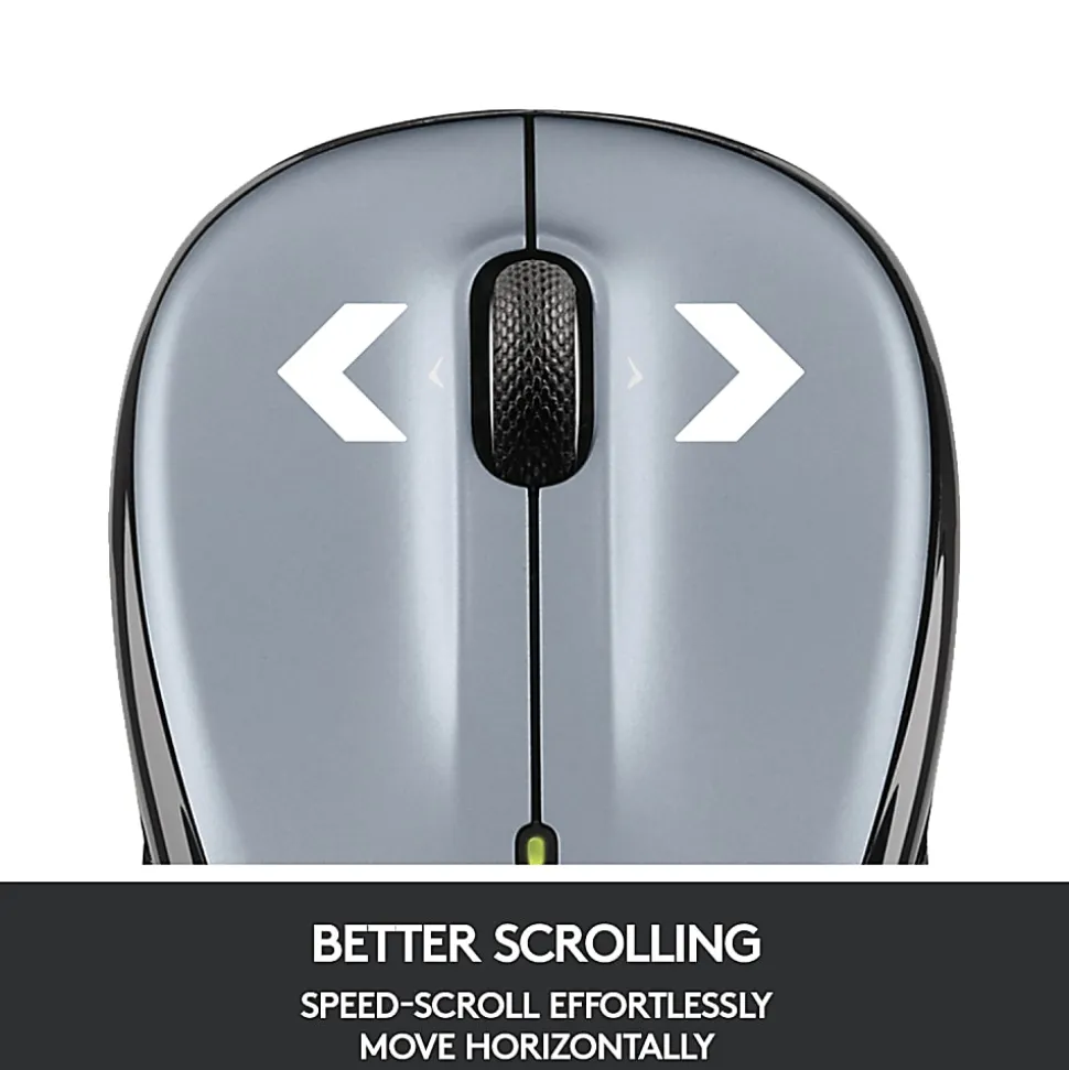 Logitech® M325s Wireless Optical Mouse, Silver