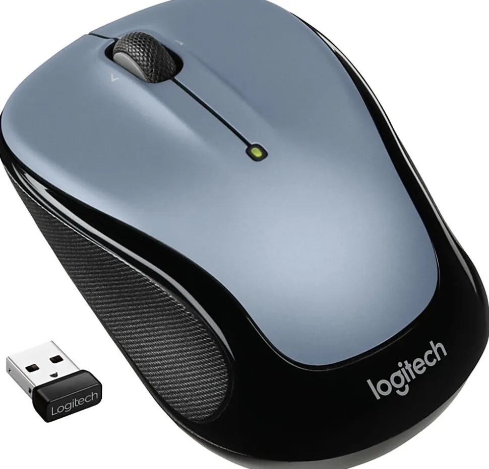 Logitech® M325s Wireless Optical Mouse, Silver
