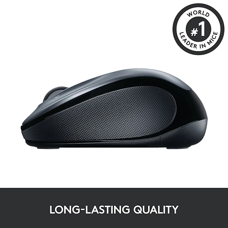 Logitech® M325s Wireless Optical Mouse, Silver