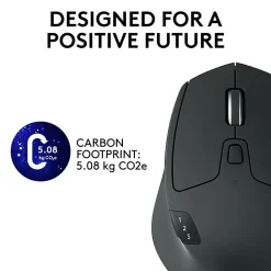 Logitech® M720 Triathlon Multi-Device Wireless Mouse, Black/Gray, 910-004790