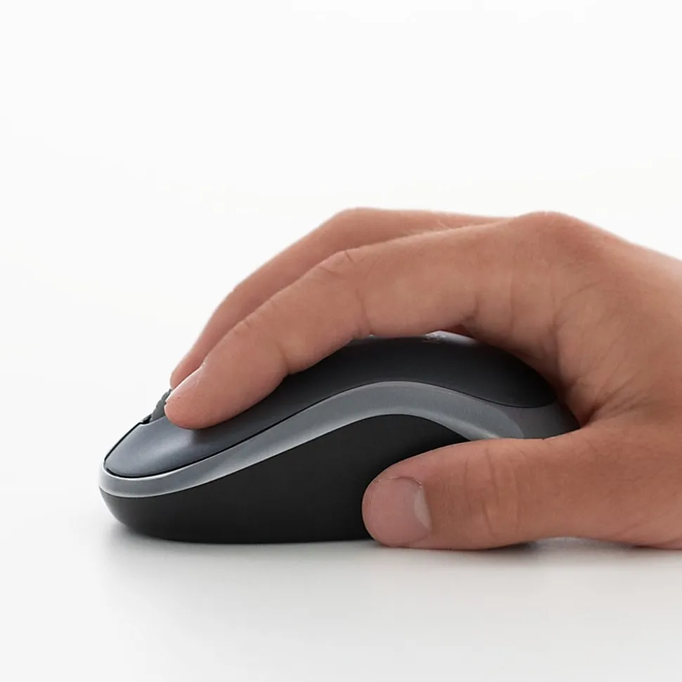 Logitech® M185 Wireless Mouse, Blue, 910-003636
