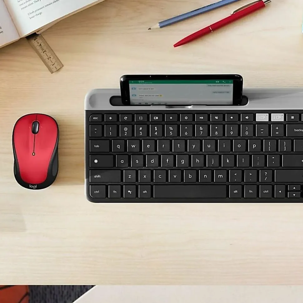 Logitech® M325 Wireless Mouse, Red