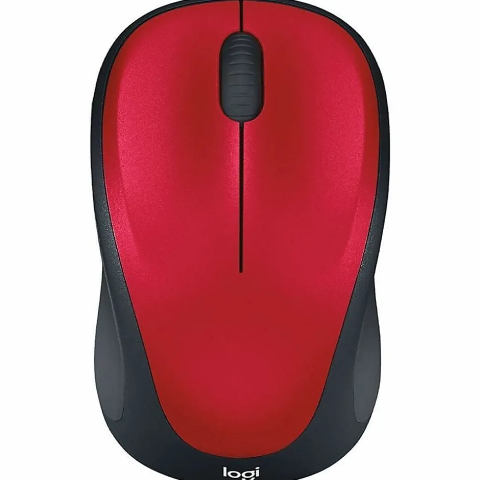 Logitech® M317 Wireless Mouse, Red
