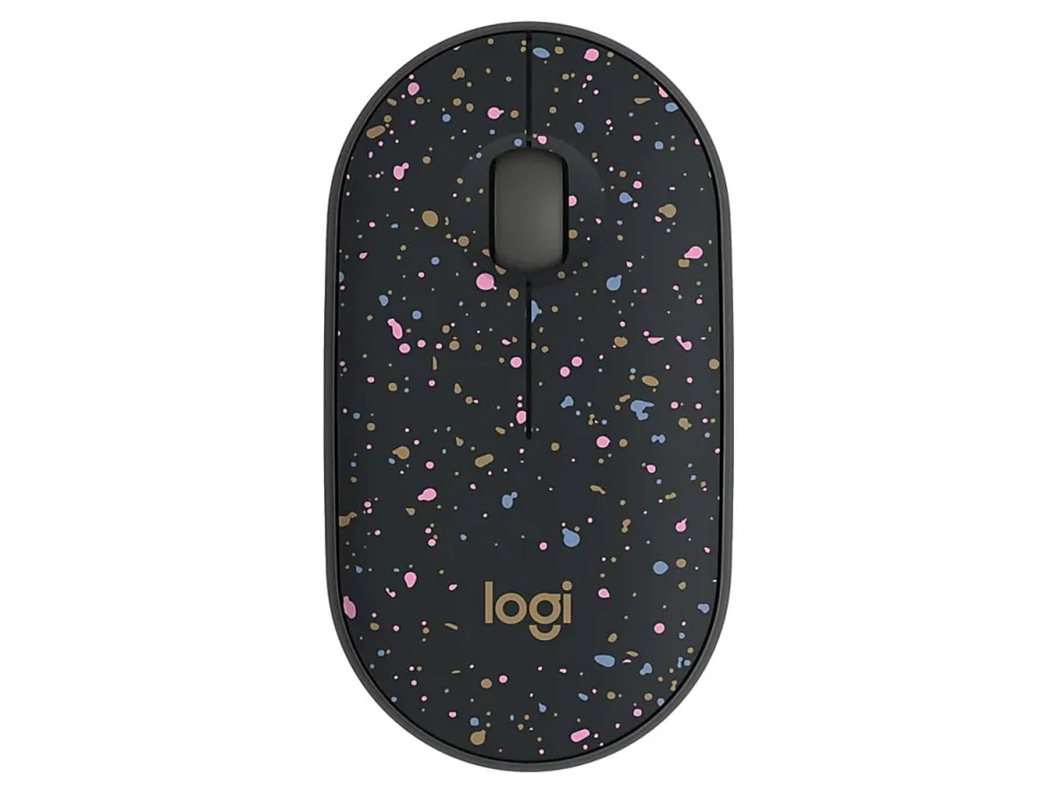 Logitech M340 Wireless Mouse with Limited Edition, USB Receiver and Silent Clicks, Portable Wireless Mouse, Speckles