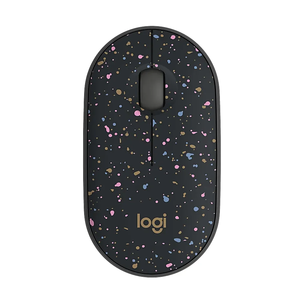 Logitech M340 Wireless Mouse with Limited Edition, USB Receiver and Silent Clicks, Portable Wireless Mouse, Speckles