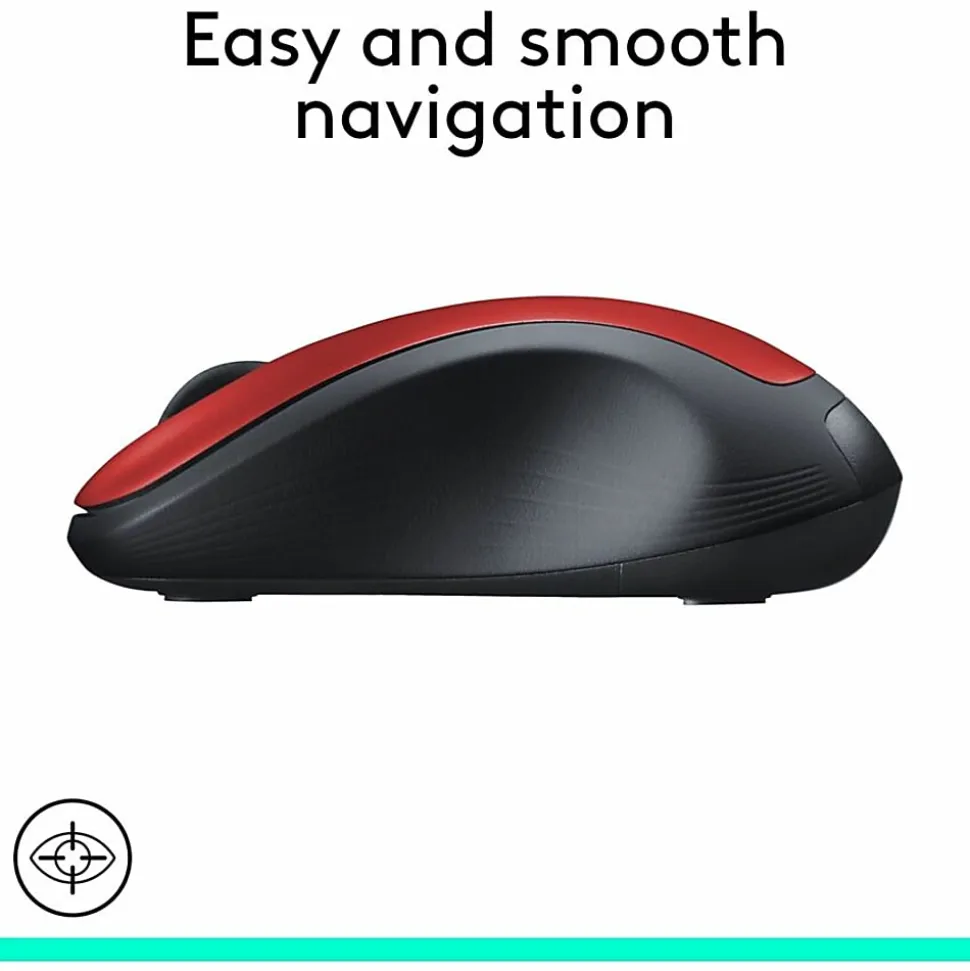 Logitech® M310 Wireless Optical Mouse, Red