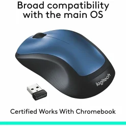 Logitech® M310 Wireless Optical Mouse, Peacock Blue