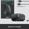 Logitech MX Anywhere 3 Compact Performance Mouse, Wireless, Comfort, Fast Scrolling, Any Surface, Portable, 4000DPI, Customizable Buttons, US