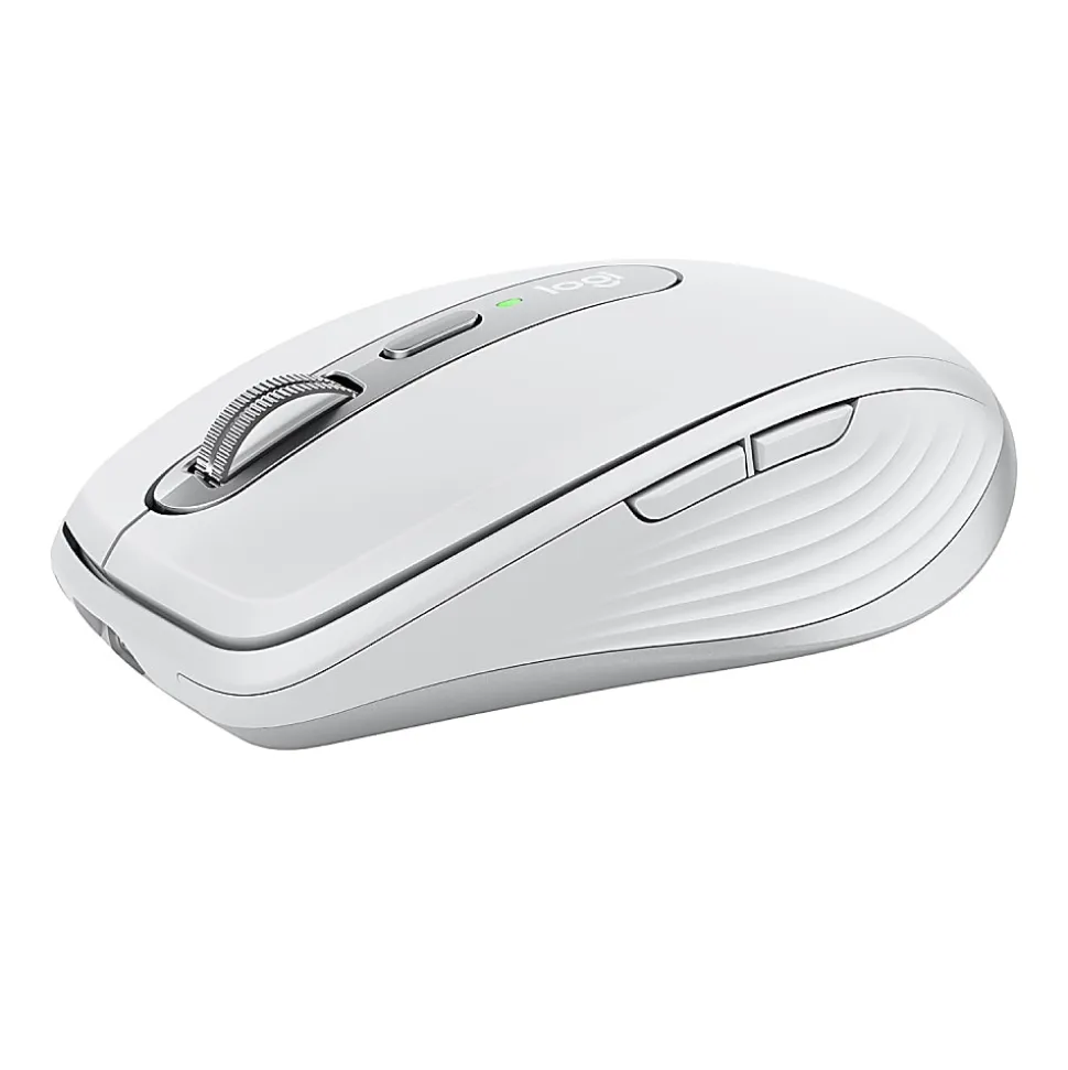 Logitech MX Anywhere 3 Compact Performance Wireless Mouse with Customizable Buttons, Pale Gray