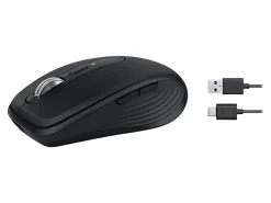 Logitech® MX Anywhere 3S Compact Wireless Mouse, 78% Recycled, Black, 910-006928