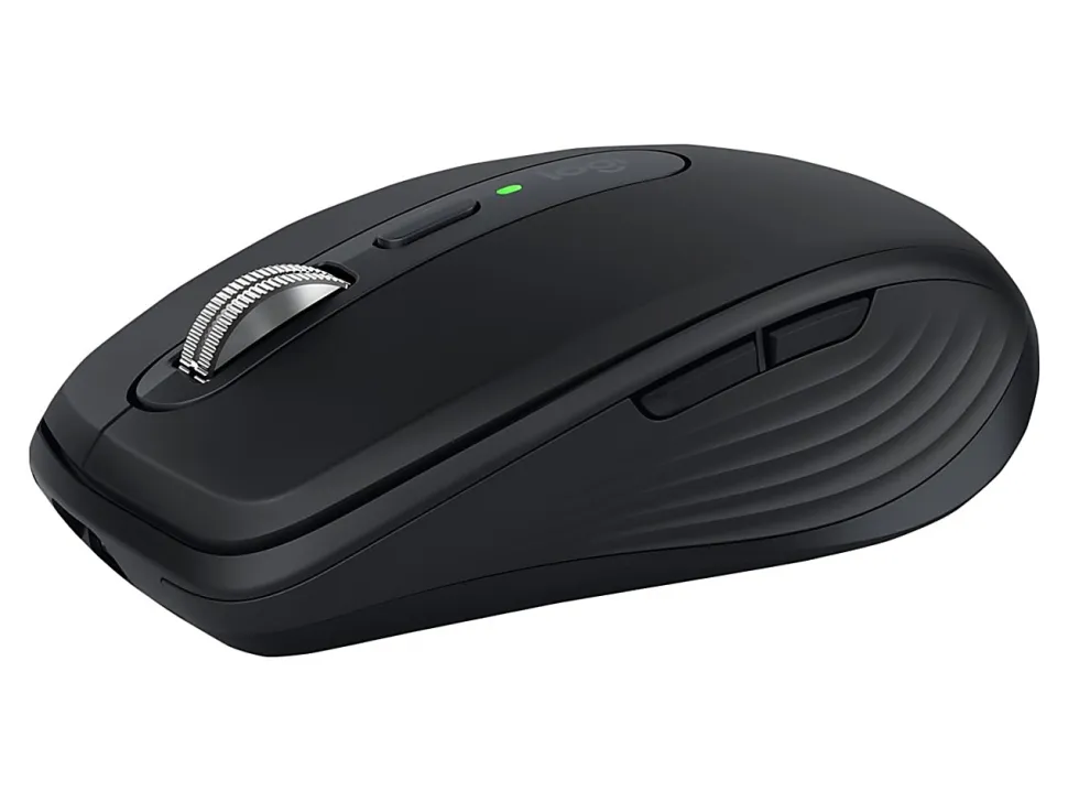 Logitech® MX Anywhere 3S Compact Wireless Mouse, 78% Recycled, Black, 910-006928