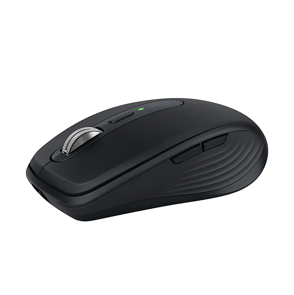 Logitech® MX Anywhere 3S Compact Wireless Mouse, 78% Recycled, Black, 910-006928