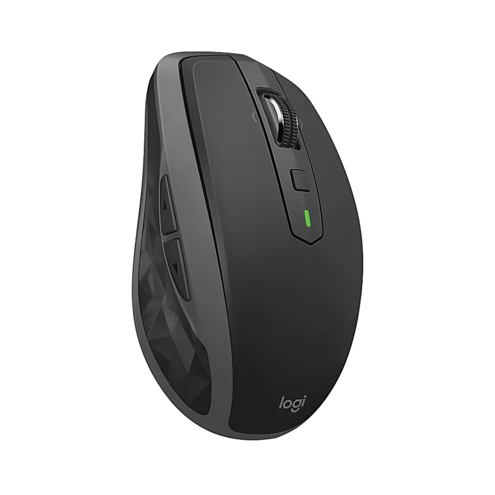 Logitech MX Anywhere 2S Mouse - Darkfield - Wireless - 33 ft - Bluetooth/Radio Frequency - Rechargeable - 910007232