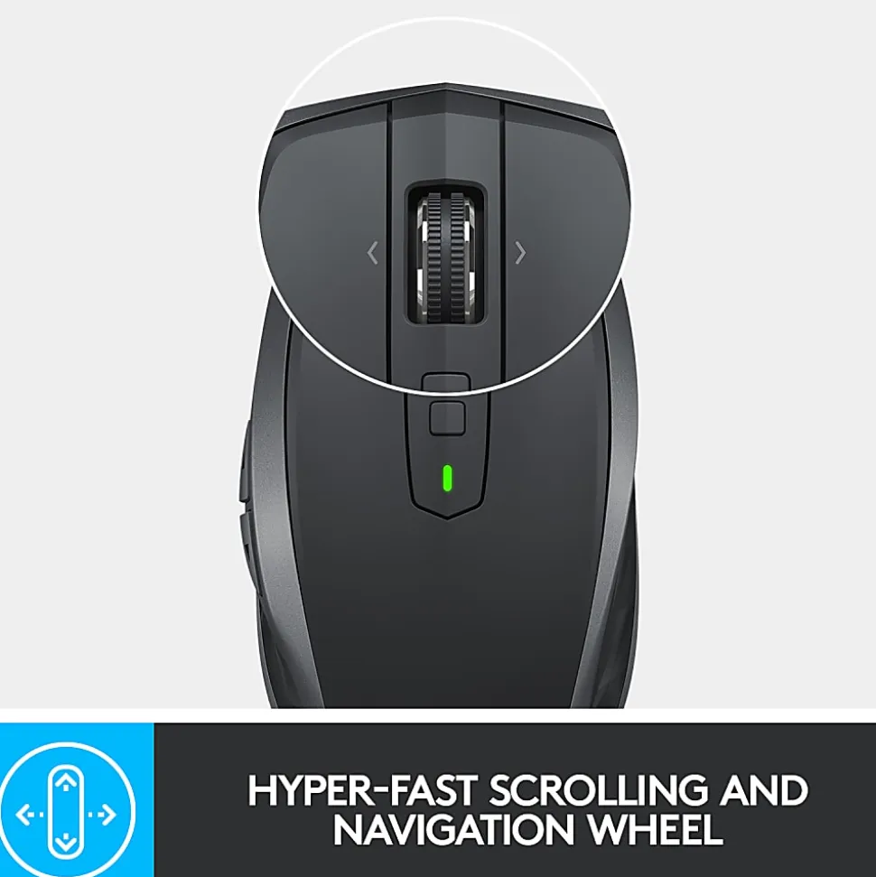 Logitech® MX Anywhere 2S Wireless Mouse, Graphite, 910-005132