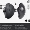 Logitech® MX ERGO PLUS Advanced Wireless Trackball Mouse, Black, 910-005178