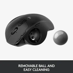 Logitech® MX ERGO PLUS Advanced Wireless Trackball Mouse, Black, 910-005178