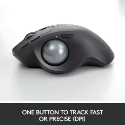 Logitech® MX ERGO PLUS Advanced Wireless Trackball Mouse, Black, 910-005178