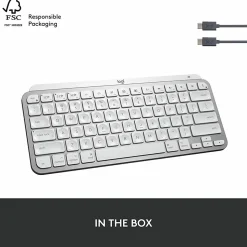 Logitech MX Keys Mini for Mac Minimalist Wireless Illuminated Keyboard, Bluetooth, Backlit Keys, US - 920010389