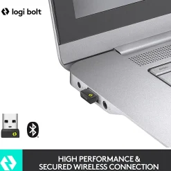 Logitech MX Keys Wireless Illuminated Keyboard for Business, Quiet Perfect-Stroke Keys, Logi Bolt Technology - 920010116