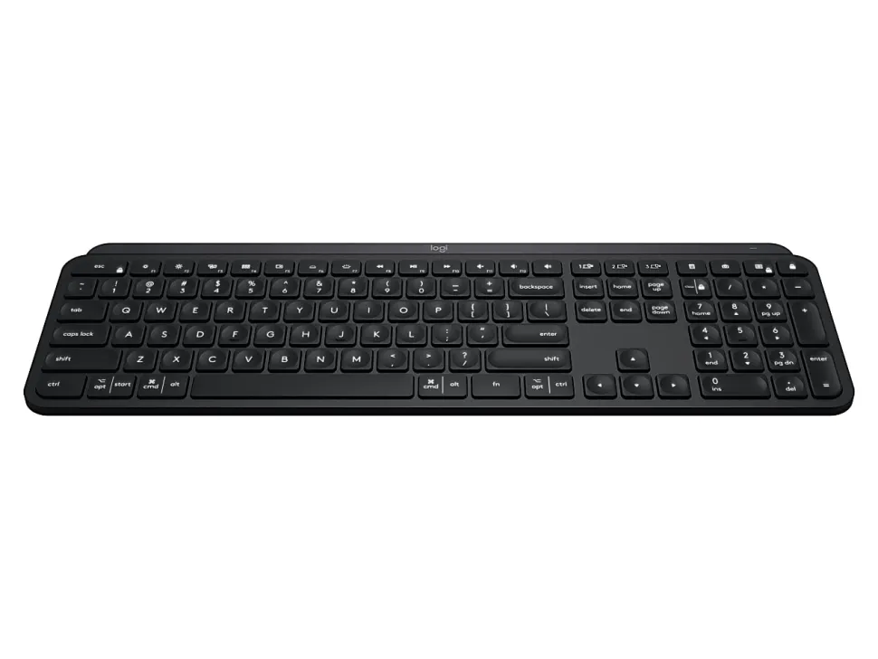 Logitech® MX Keys Wireless Illuminated Keyboard, Black, 920-009295