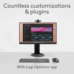 Logitech MX Master 4 Ergonomic Wireless Mouse with Advanced Performance Haptic Feedback, Bluetooth, Black, 910007560