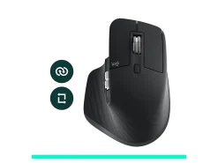 Logitech MX Master 3S Performance Wireless Mouse with Ultra-fast Scrolling, Bluetooth, Black, 910007500