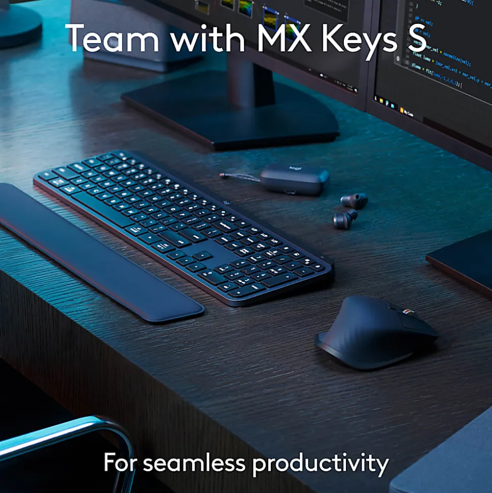 Logitech MX Master 3S Performance Wireless Mouse with Ultra-fast Scrolling, Bluetooth, Black, 910007500