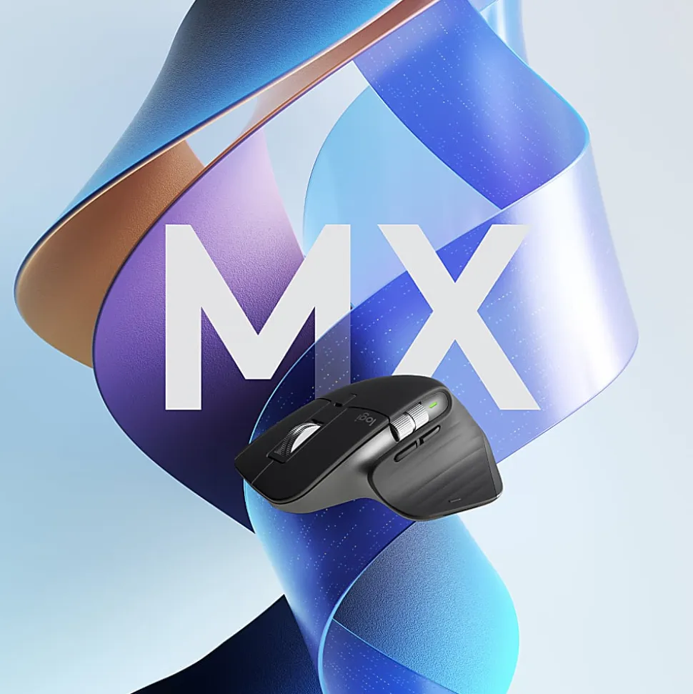 Logitech MX Master 3S - Wireless Performance Mouse with Ultra-fast Scrolling - Pale Gray - Ergo - 8K DPI - Track on Glass - Quiet Clicks