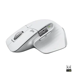 Logitech MX Master 3S - Wireless Performance Mouse with Ultra-fast Scrolling - Pale Gray - Ergo - 8K DPI - Track on Glass - Quiet Clicks