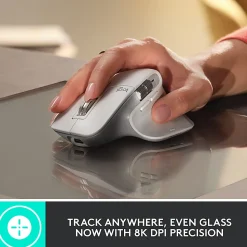 Logitech MX Master 3S - Wireless Performance Mouse with Ultra-fast Scrolling - Black - Ergo - 8K DPI - Track on Glass - Quiet Clicks