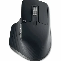 Logitech MX Master 3S - Wireless Performance Mouse with Ultra-fast Scrolling - Black - Ergo - 8K DPI - Track on Glass - Quiet Clicks