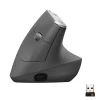 Logitech MX Vertical Advanced Ergonomic Wireless Mouse, Control and Move Content Between 3 Windows and Apple Computers, Graphite - 910-005447