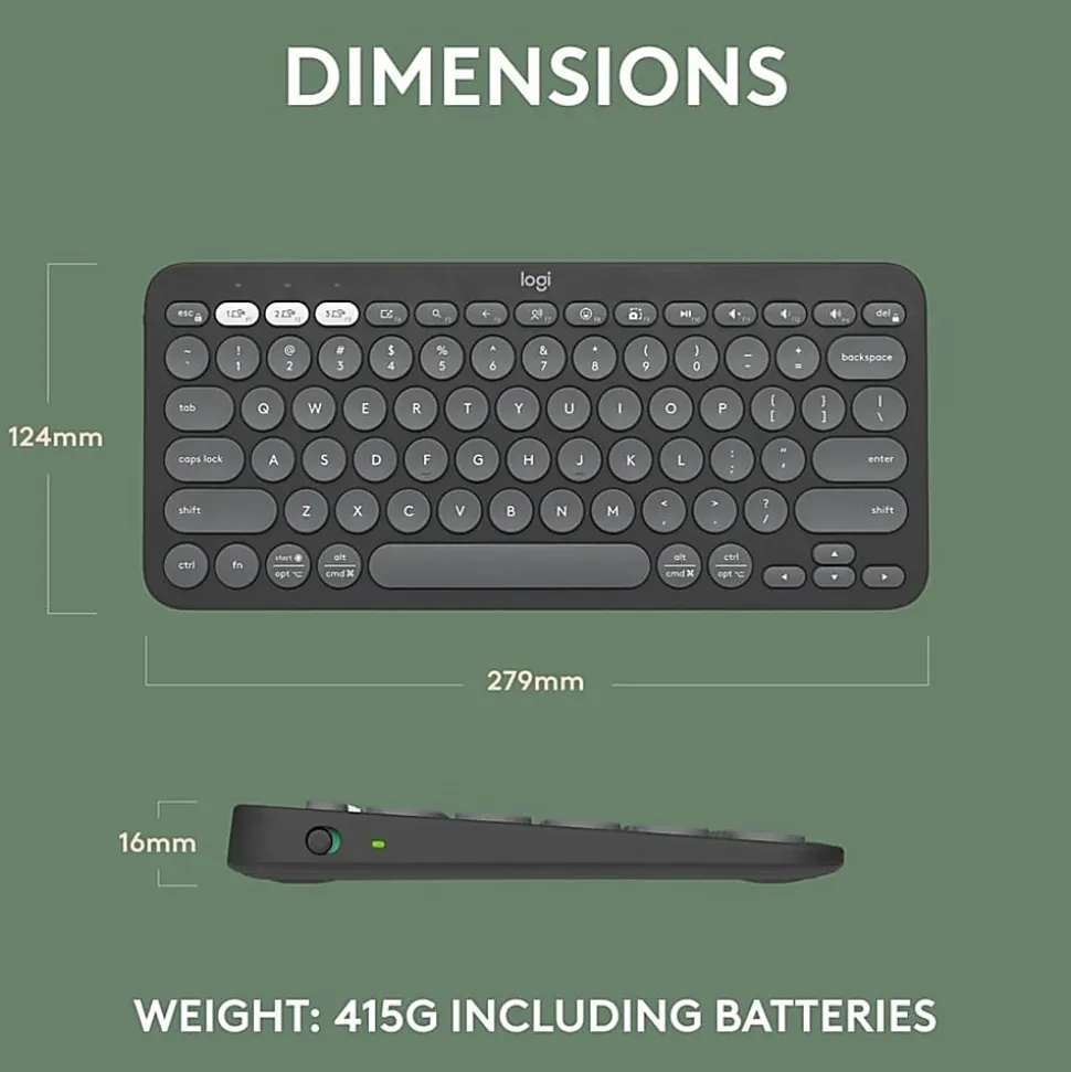 Logitech Pebble Keys 2 K380s, 920011775