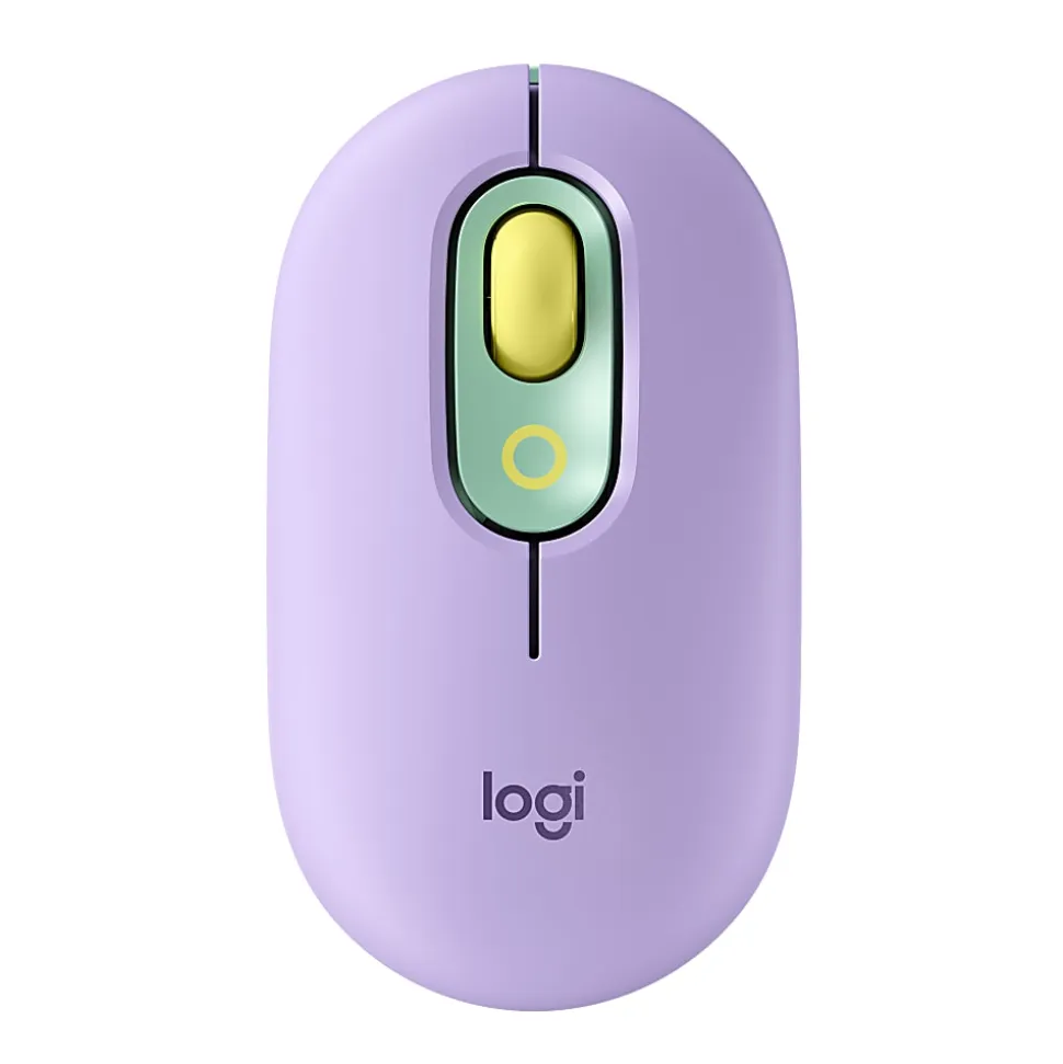 Logitech POP Mouse, Wireless Mouse with Customizable Emojis, SilentTouch Technology, Precision Scroll, Daydream - 910006544