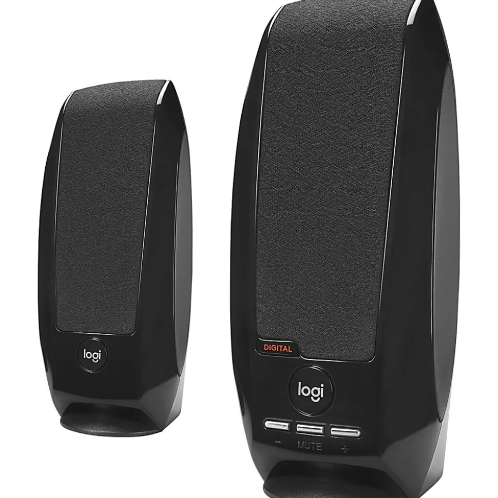 Logitech® S-150 Digital USB Speaker System, Black